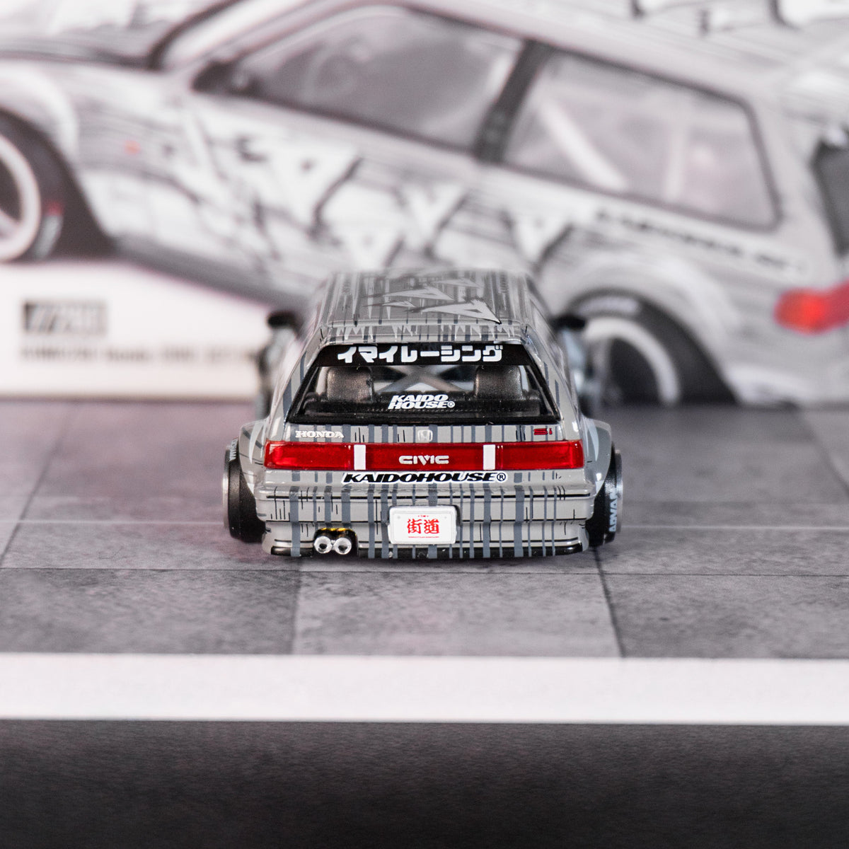 Honda Civic (EF) Kaido Manga V1 – Silver