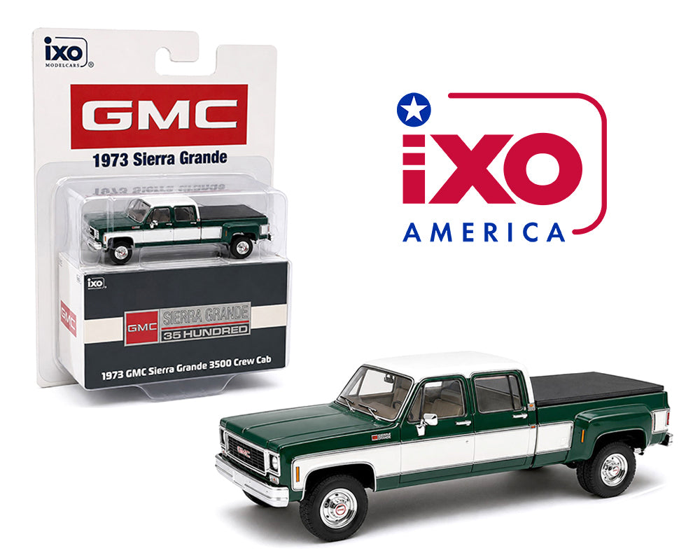 GMC Sierra Grande 3500 Crew Cab Dually – Green White