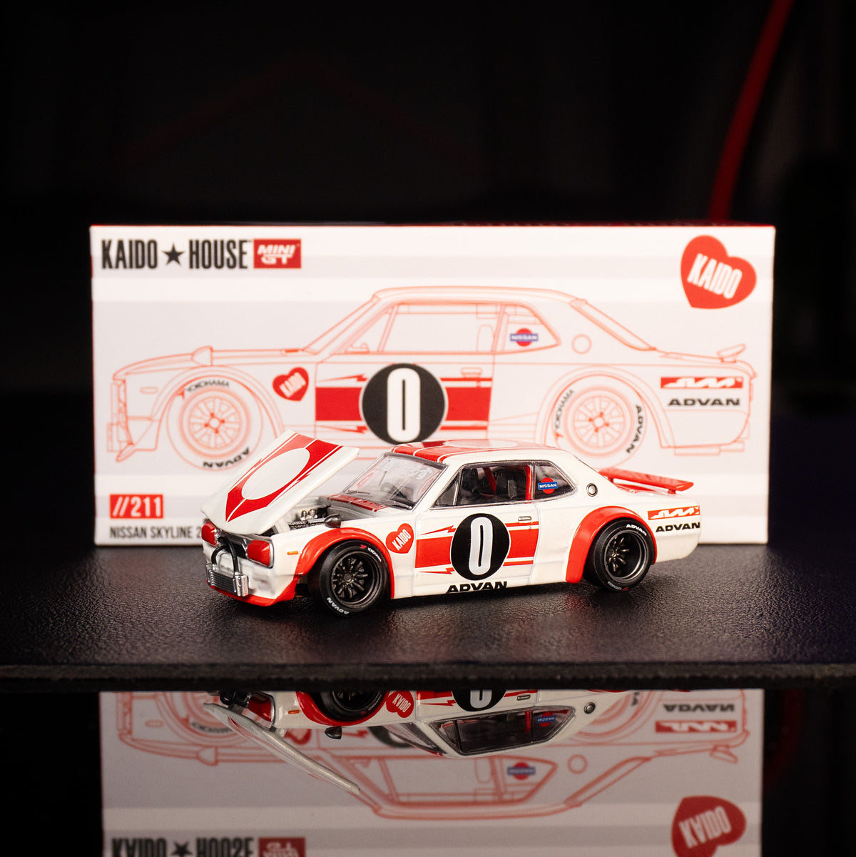 Nissan Skyline 2000GT-R (KPGC10) Kaido Works V2 – White