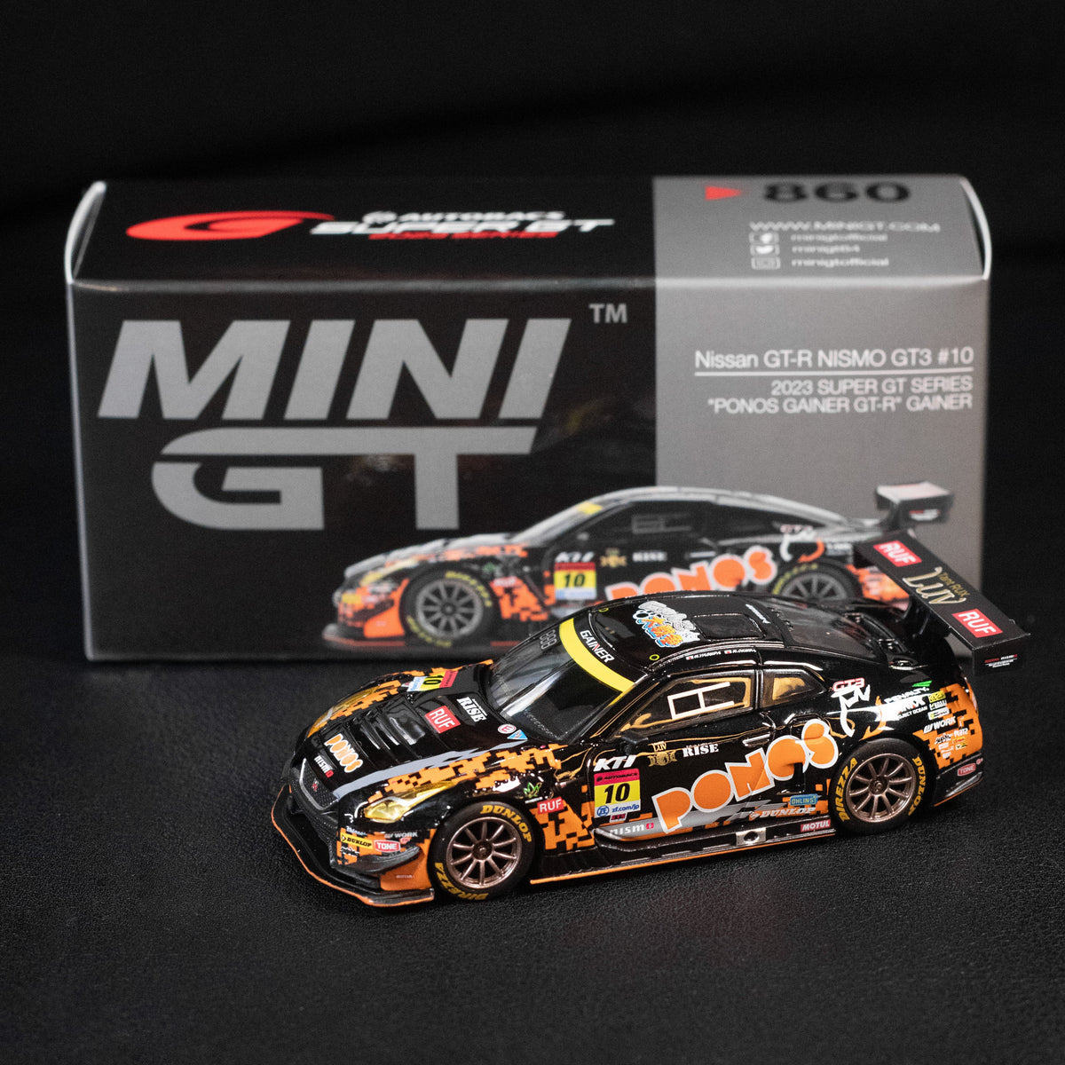 Nissan GT-R NISMO GT3 #10 “PONOS GAINER GT-R” GAINER 2023 SUPER GT SERIES