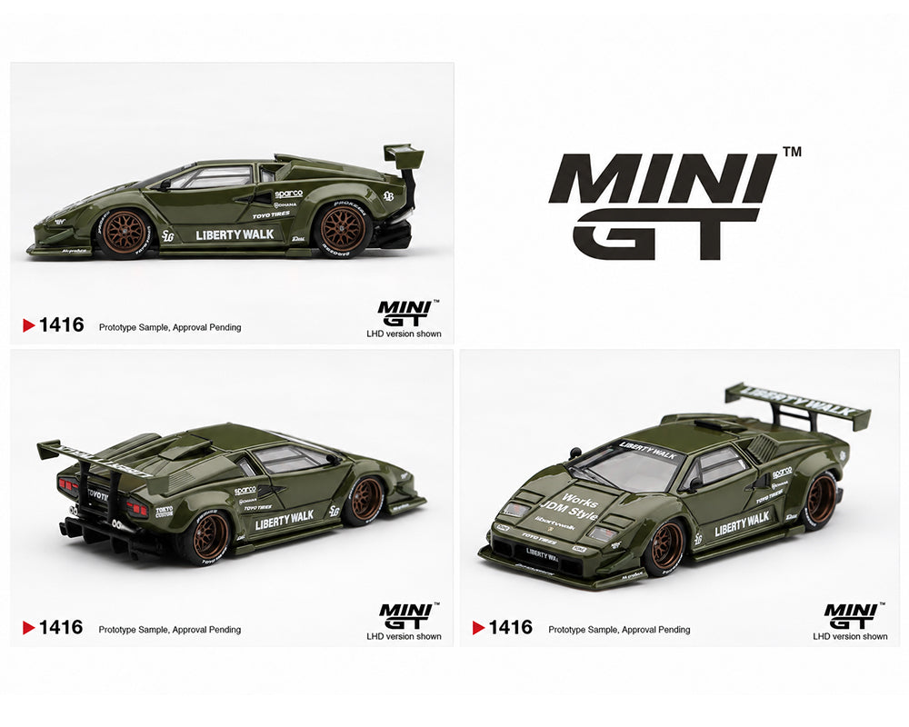 Lamborghini Countach LB-WORKS Army Green – Limited Edition