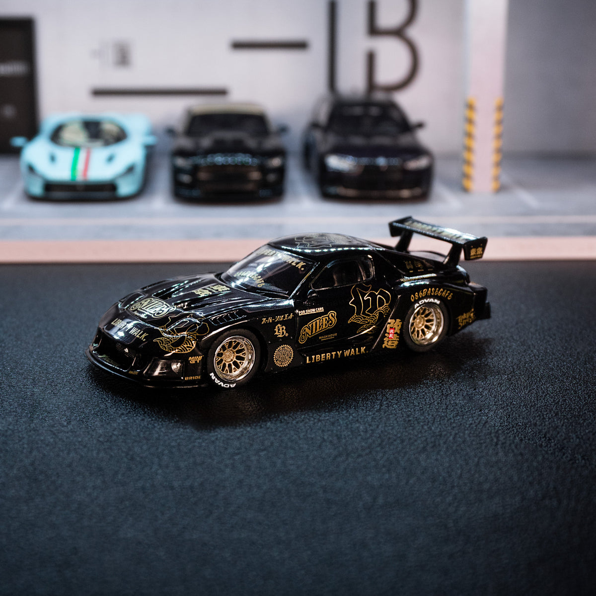 MAZDA RX-7 LB-Super Silhouette FD-NILES - Black