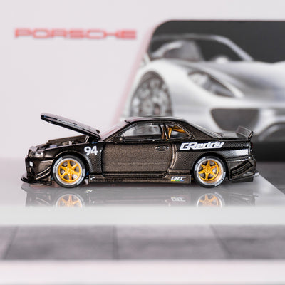 Nissan Skyline GT-R (R34) Kaido Works GReddy V2 – Black w/ Carbon