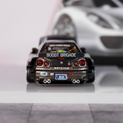 Nissan Skyline GT-R (R34) Kaido Works GReddy V2 – Black w/ Carbon
