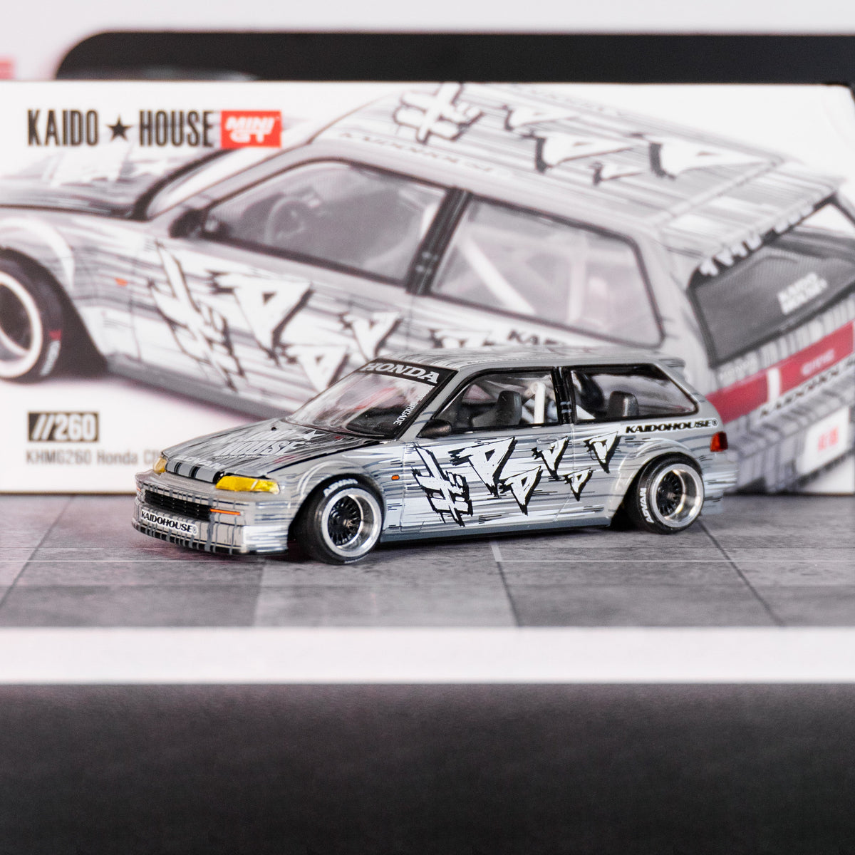 Honda Civic (EF) Kaido Manga V1 – Silver
