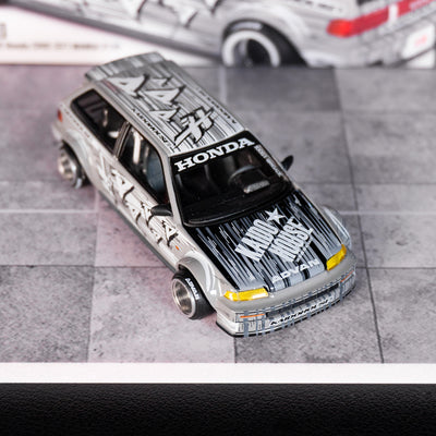 Honda Civic (EF) Kaido Manga V1 – Silver