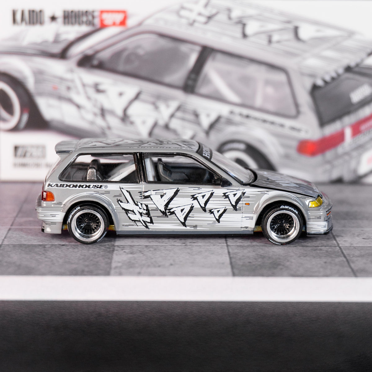 Honda Civic (EF) Kaido Manga V1 – Silver