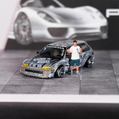 Honda Civic (EF) Kaido Manga V1 – Silver