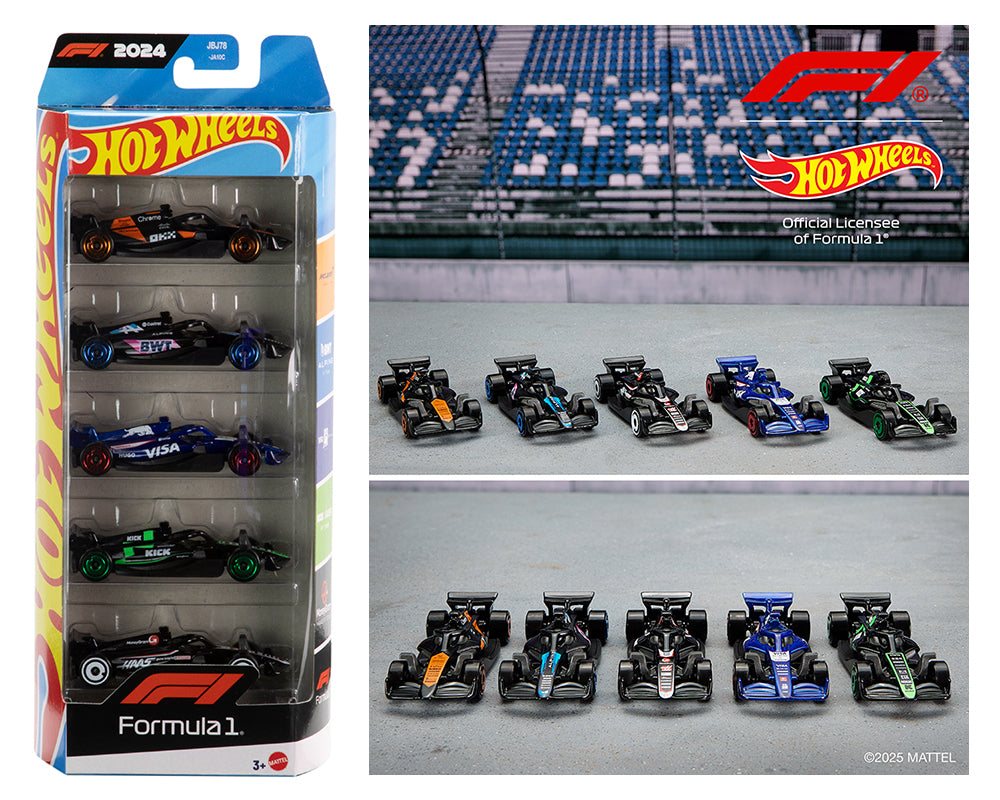 F1 Racing 5 Pack Cars Set