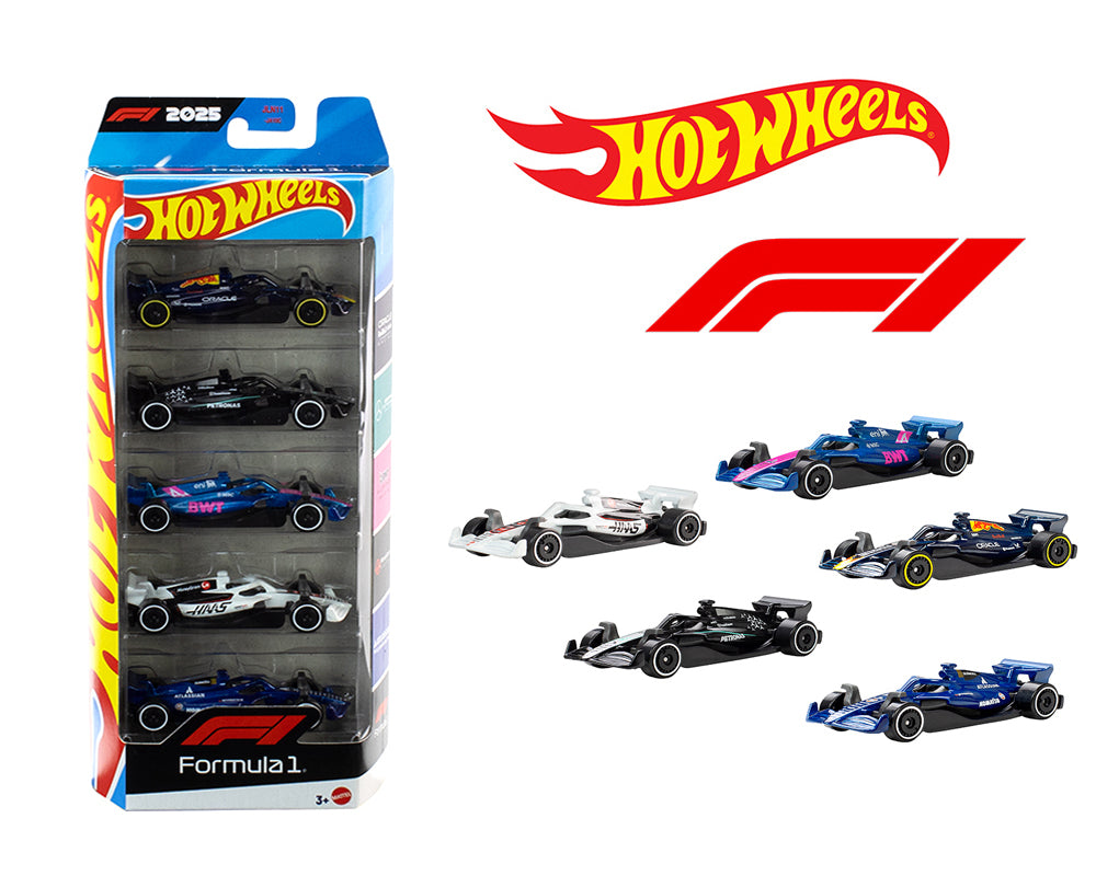 5 Pack Set F1 Racing 2025