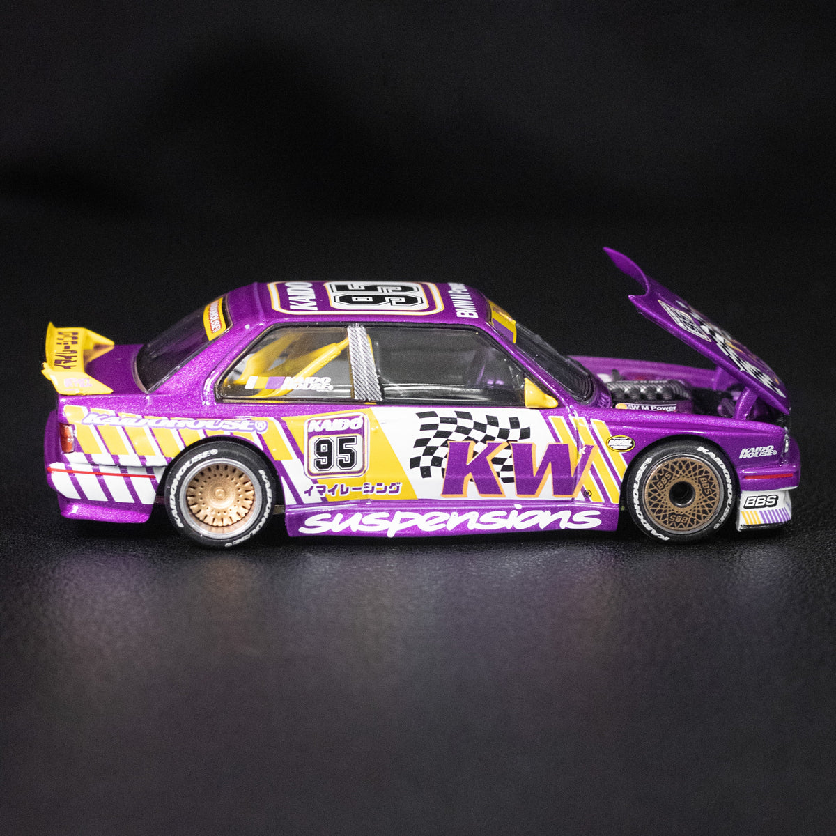 BMW M3 Kaido KW V1 – Purple