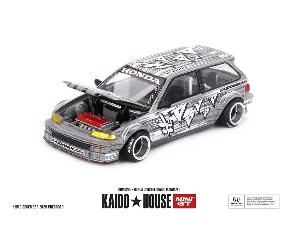 Honda Civic (EF) Kaido Manga V1 – Silver