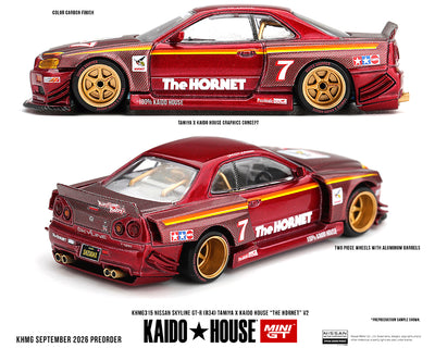 Nissan Skyline GT-R (R34) TAMIYA x KAIDO HOUSE “The Hornet” V2 – M. Red Carbon