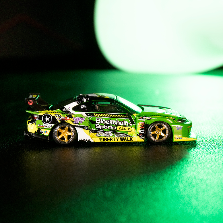 Nissan LB-Super Silhouette S15 SILVIA #555 V2 2024 – Green – Formula Drift Japan