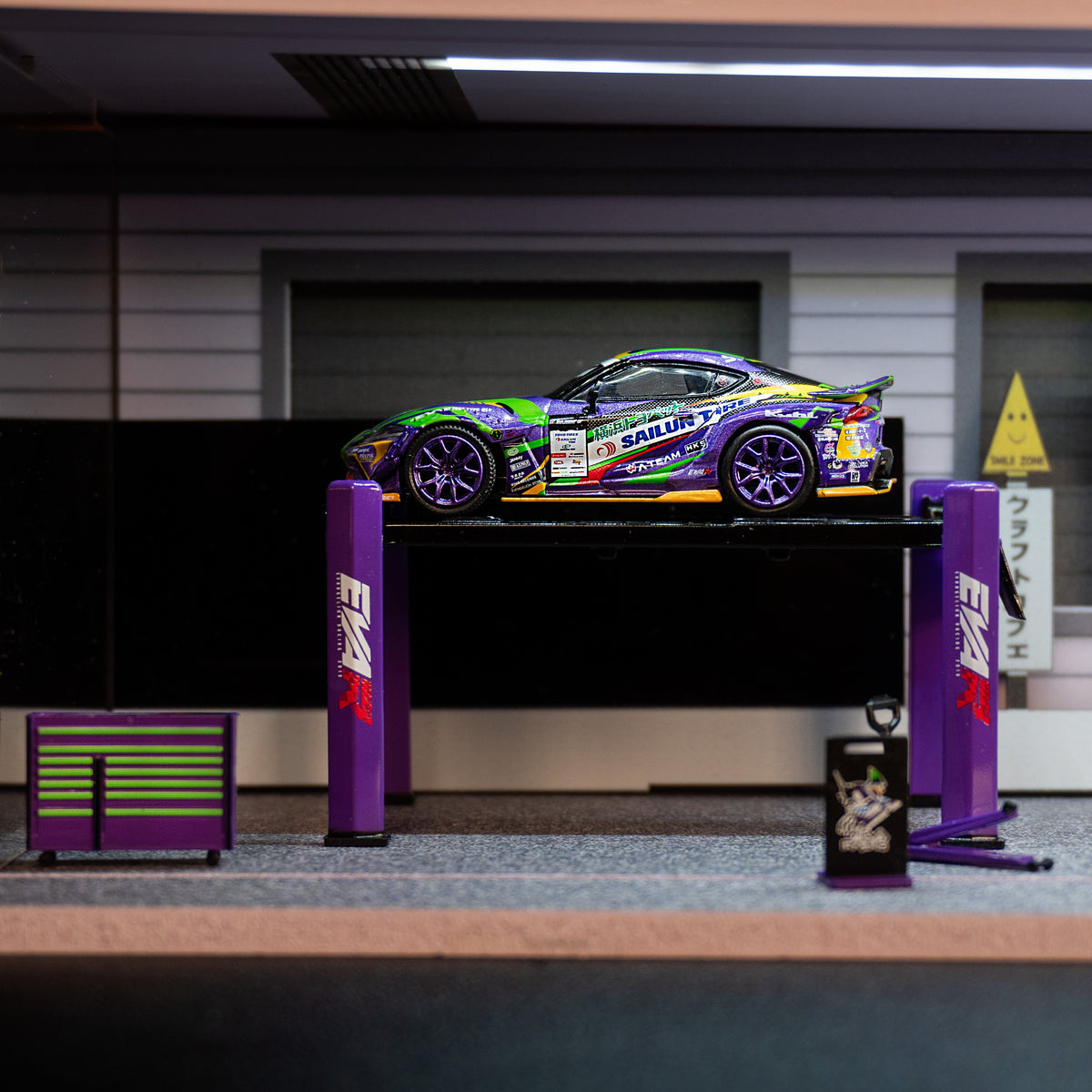 Toyota GR Supra KUHL 2021 D1GP EVANGELION RACING 2021
