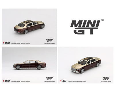 Mercedes-Maybach S680 – Gold / Dark Red Metallic