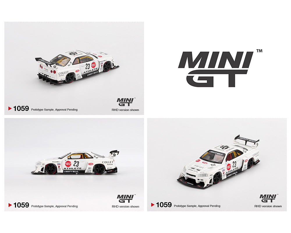 Nissan LB-ER34 Super Silhouette ATHLETE/COLLET – White