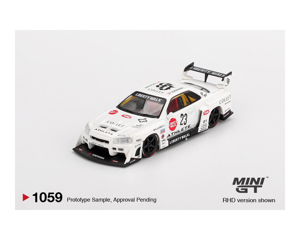 Nissan LB-ER34 Super Silhouette ATHLETE/COLLET – White