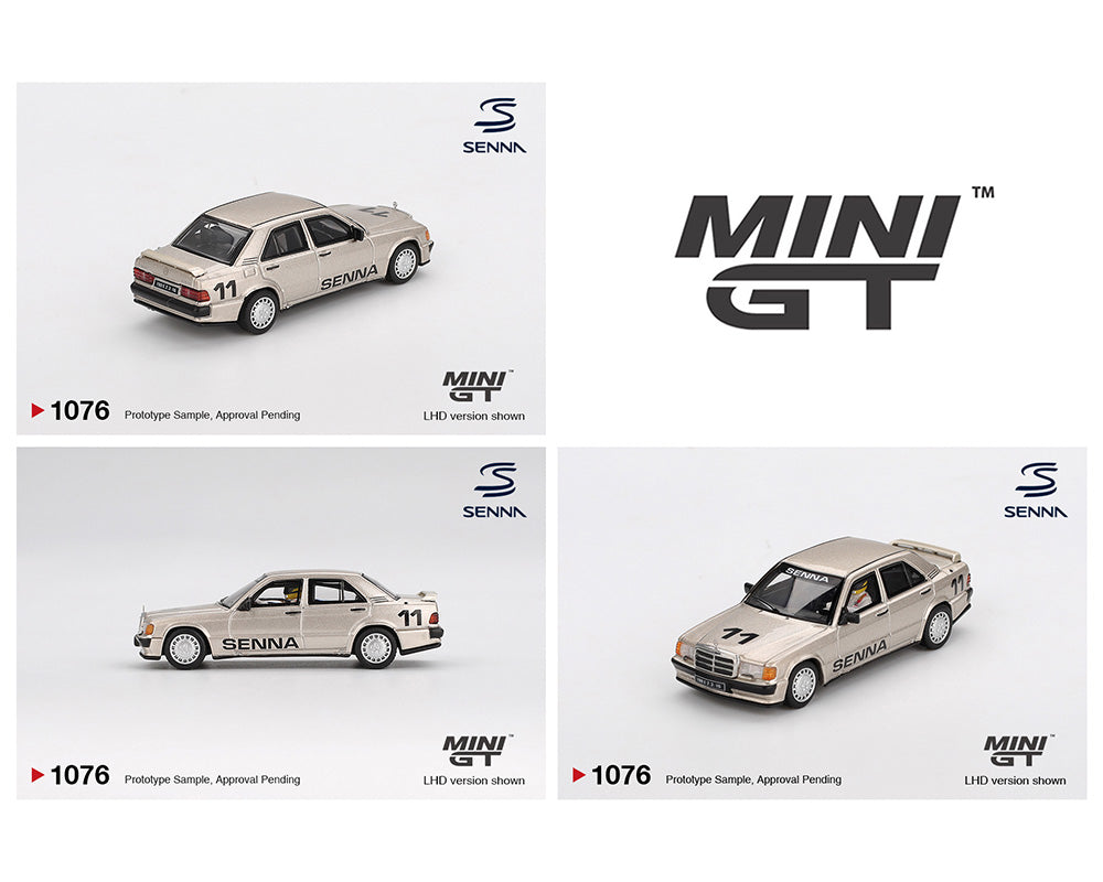 Mercedes-Benz 190 E 2.3-16 #11 Ayrton Senna 1984 Nürburgring Race of Champions w/ Figure