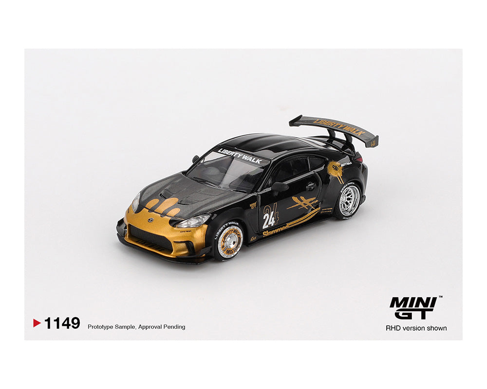 Toyota GR86 LB★Nation – Black / Gold